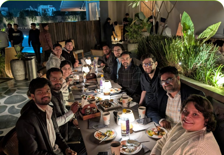 Celebrating partnership with a client dinner