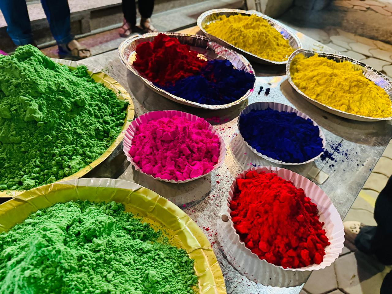Holi colors